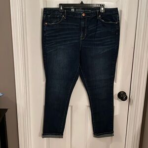 Dark Wash Curvy Skinny Jeans